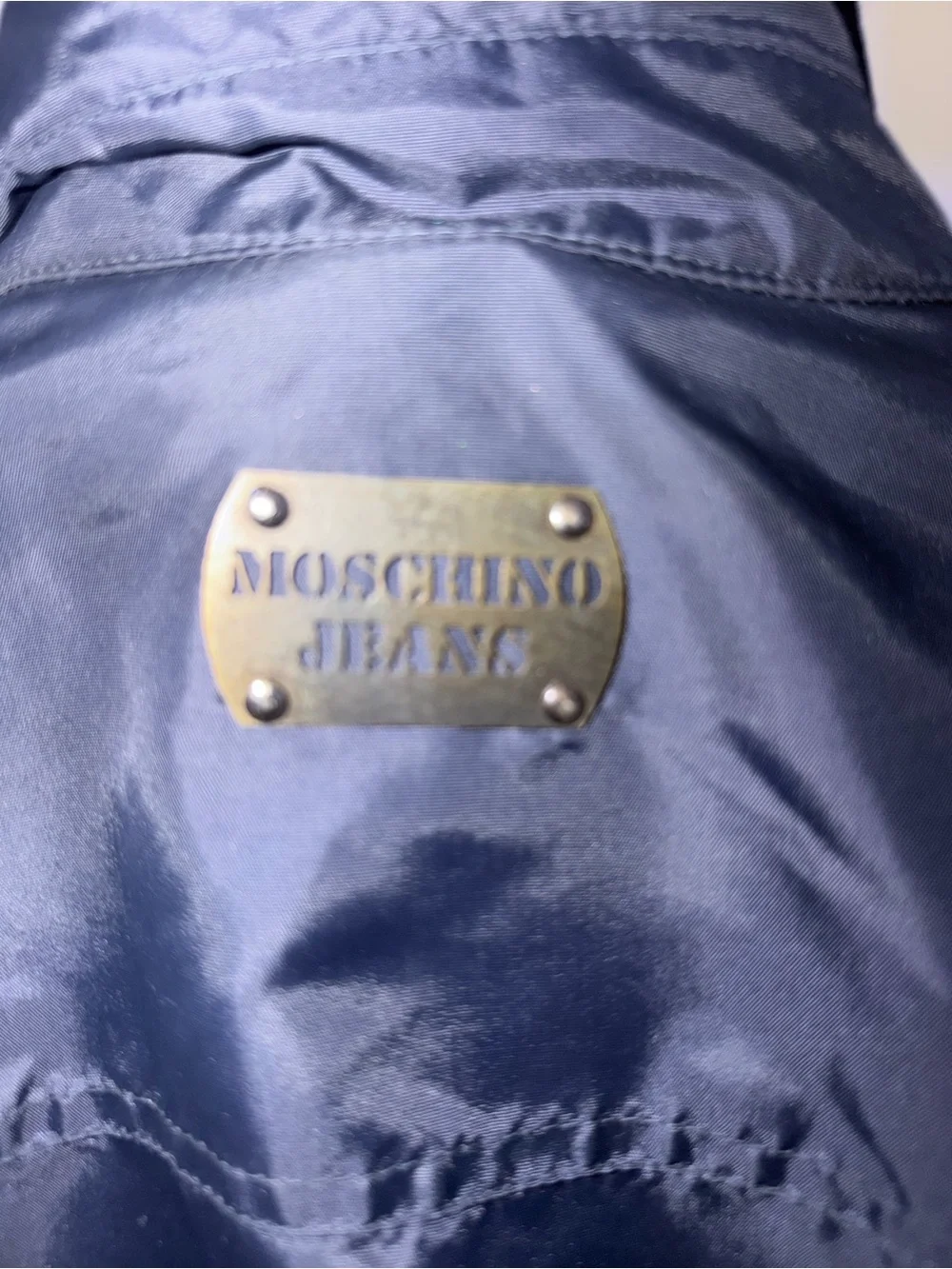 Moschino Navy Bomber Jacket